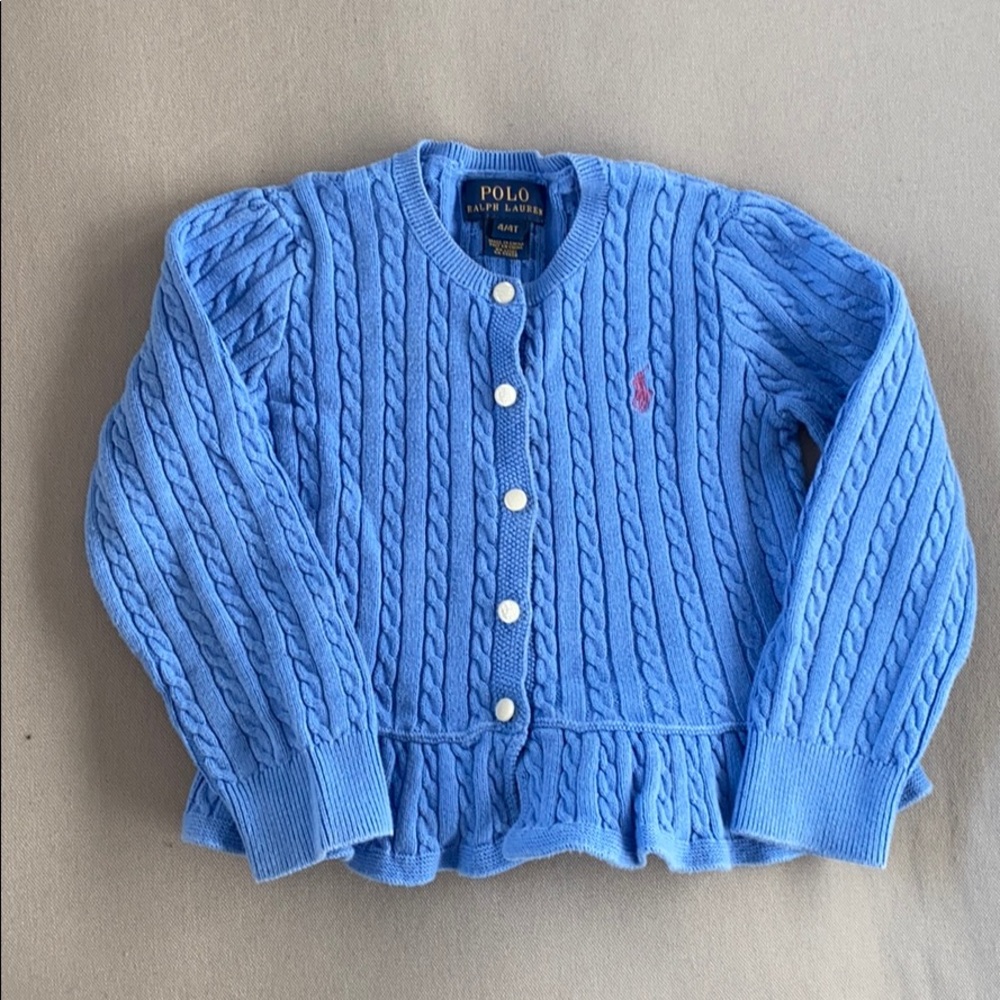 Ralph Lauren kids periwinkle Sweater 4t